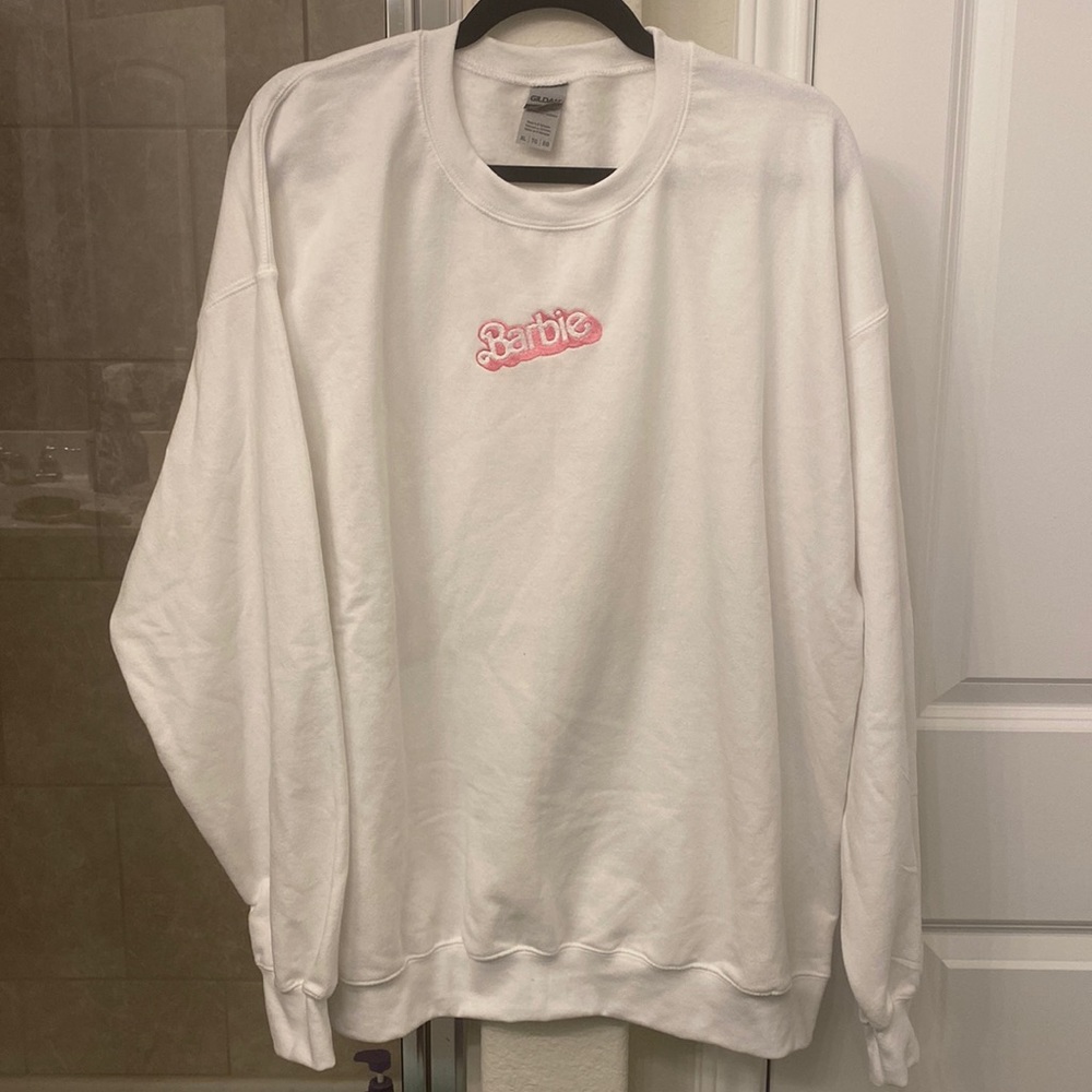 Barbie Embroidered Crewneck Sweatshirt